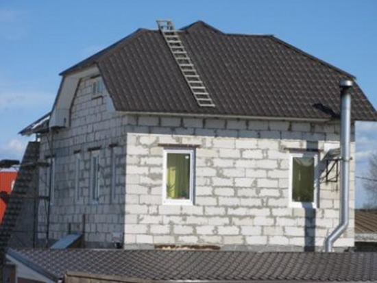 дом из газобетона