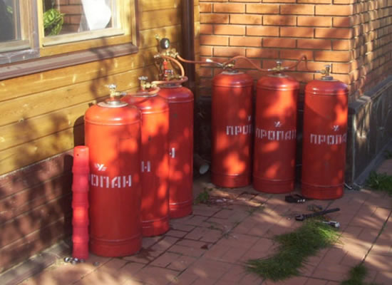 газовый котел на баллонном газе