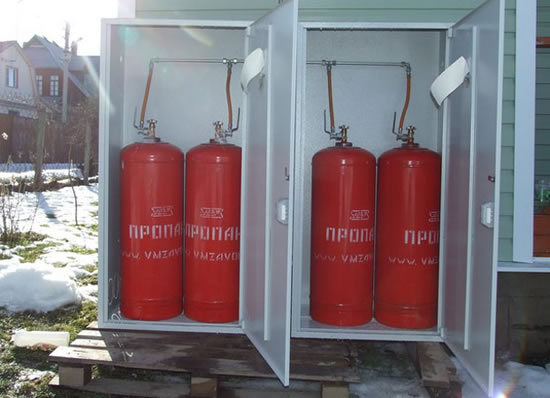 газовое отопление на баллонах