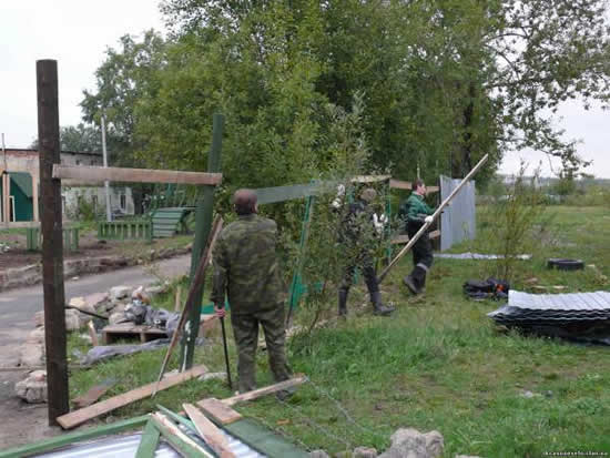 расчистка территории,