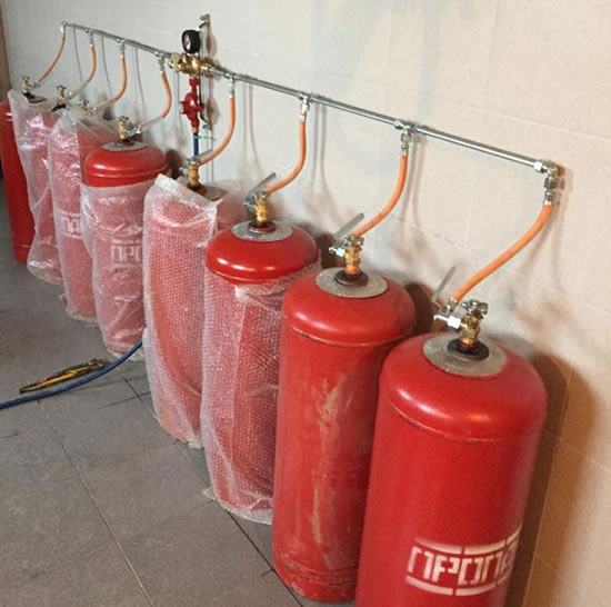 отопление газом из баллонов