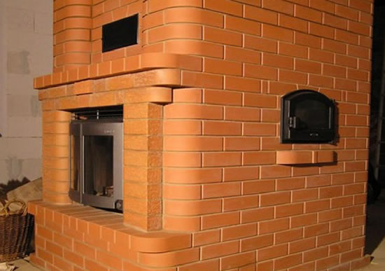 порядовка отопительной печи из кирпича