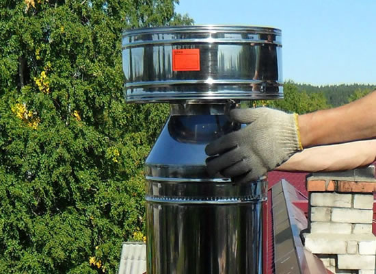 размеры дымохода для газового котла