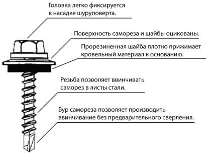 Устройство самореза по металлу